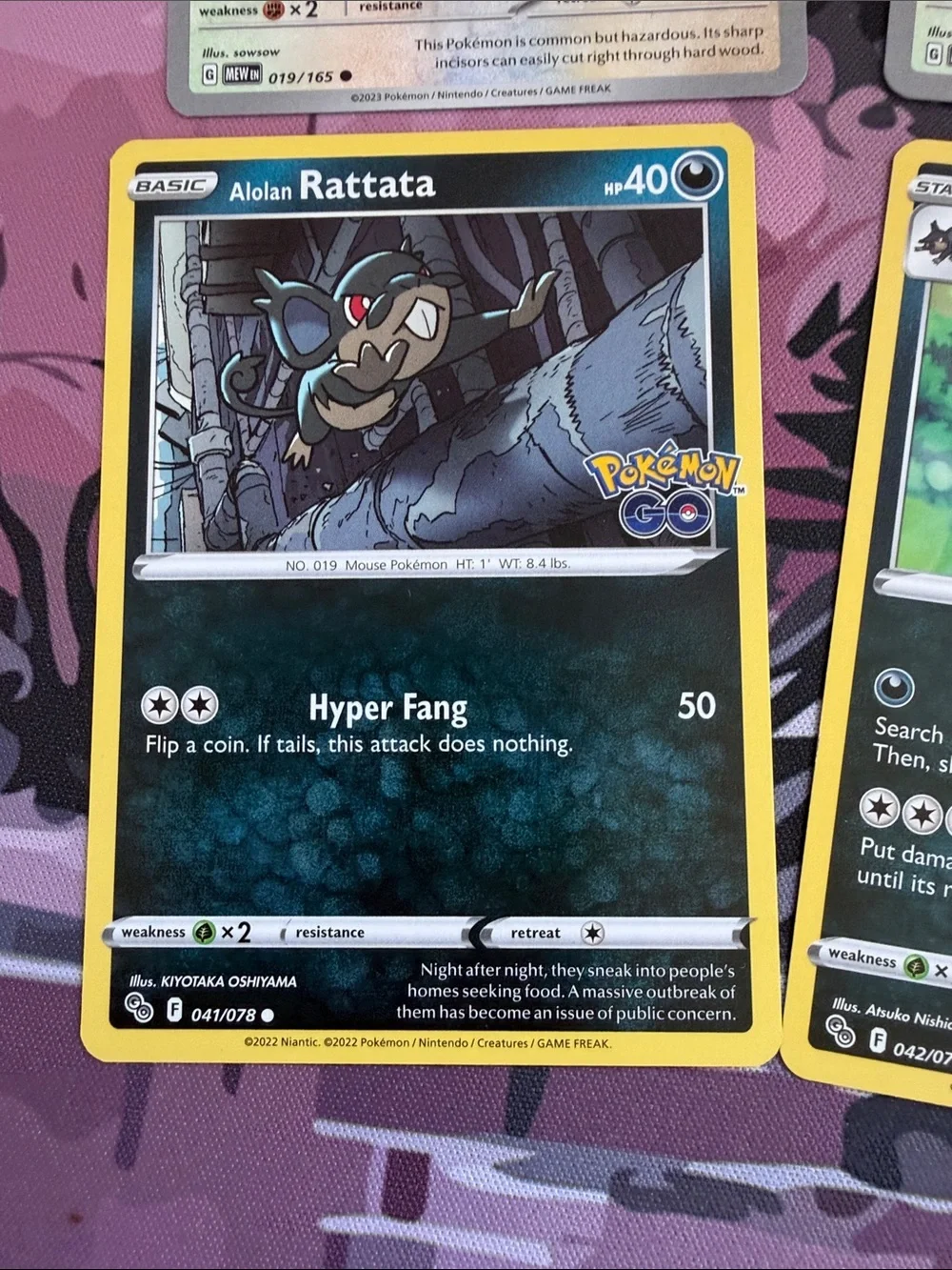 Rattata & Raticate Evolution Lot | Pokémon 151 + Pokémon GO | ✨5/$25✨